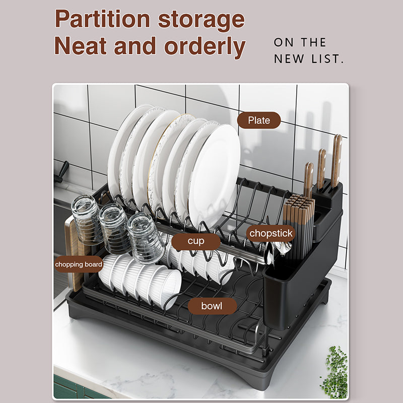 003XH-008-2 Kitchen Dish and Utensil Drain Rack 003XH-008-2 Kitchen Dish and Utensil Drain Rack